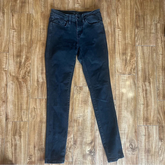 FLYING‎ MONKEY Women’s Black Mid Rise Skinny Jean Size 25 - Picture 1 of 12